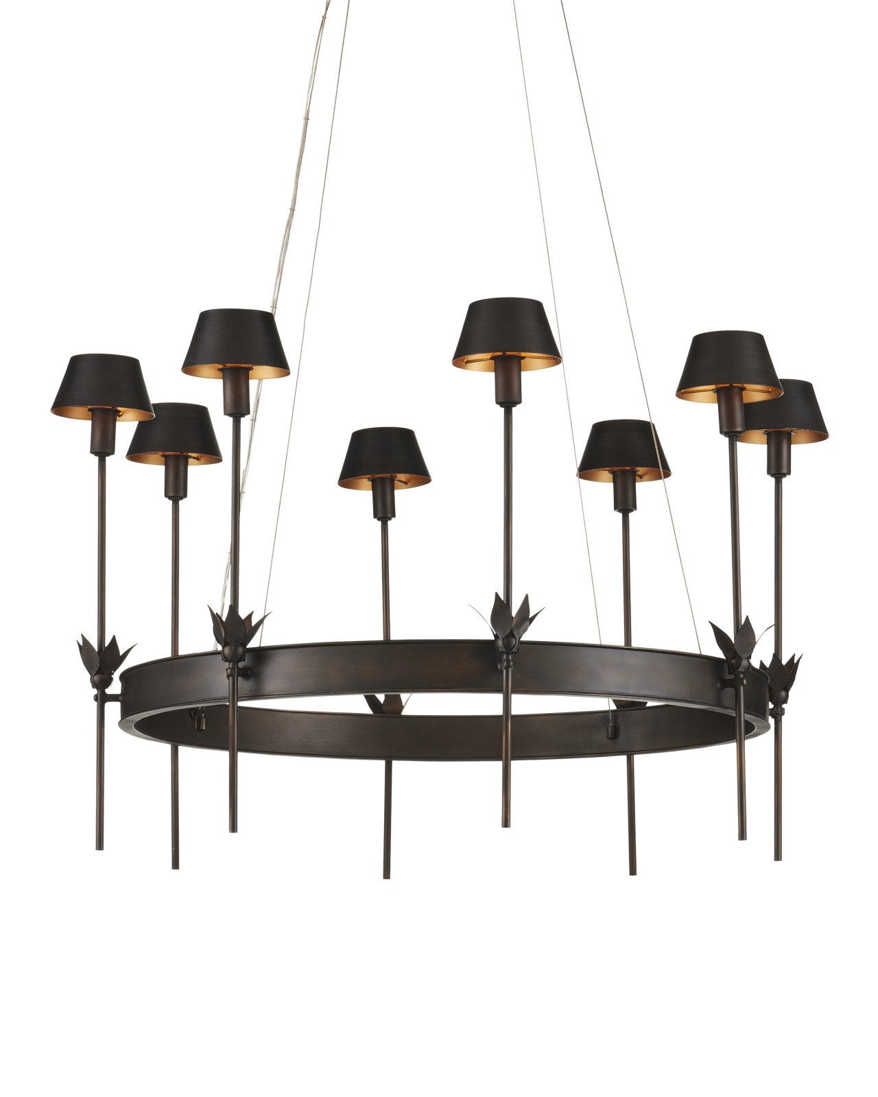 Coterie Bronze Chandelier